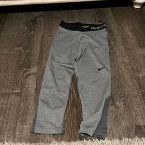 Nike pro grey and black leggings